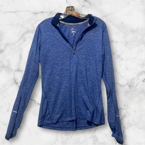 Nike Dri Fit Running Element 1/2 Zip Pullover‎ Blue Women’s Medium M (492) - Picture 1 of 7